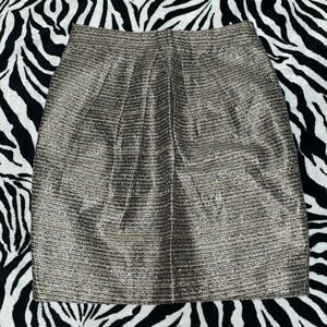 Anthropologie Tabitha shimmer sparkly tweed a line mini women’s pocket skirt